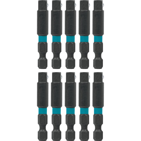 Makita A-99362 ImpactX  1/4" x 2" Socket Adapter, 10/pk, Bulk