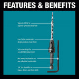 Makita A-99661 3 Piece Countersink Set with Hex Wrench - 2