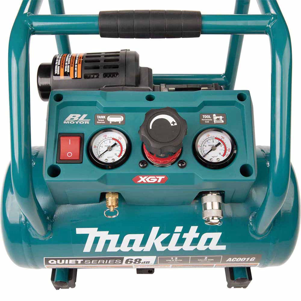 Makita AC001GZ 40V max XGT Brushless Cordless 2 Gallon Quiet Series Compressor, Tool Only - 2