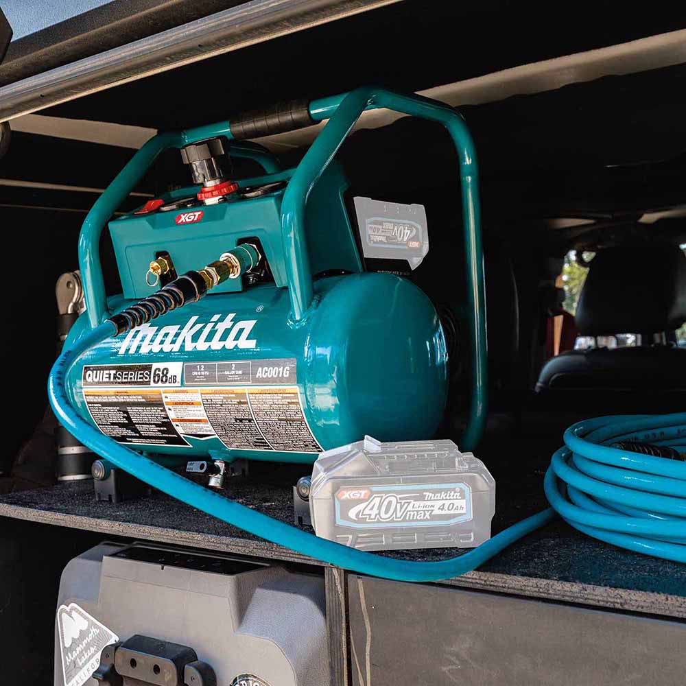 Makita AC001GZ 40V max XGT Brushless Cordless 2 Gallon Quiet Series Compressor, Tool Only - 8