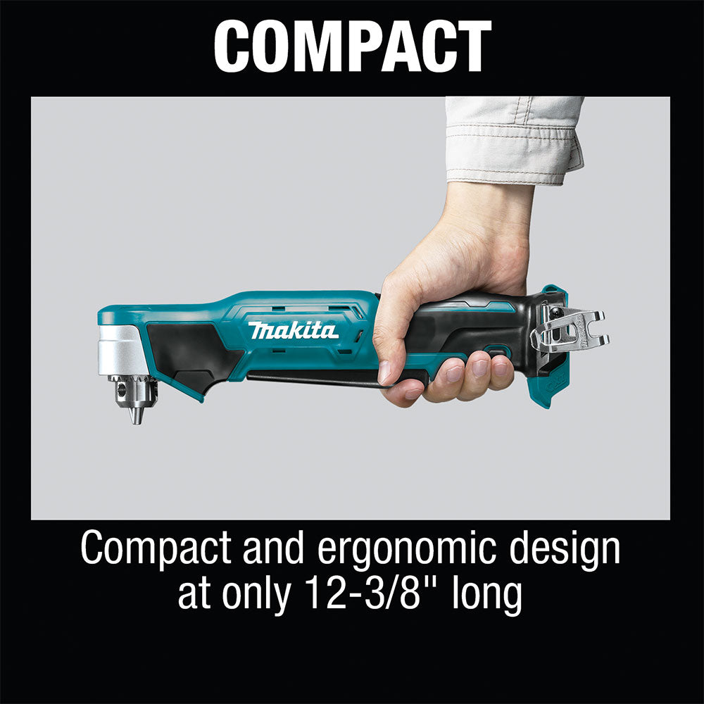 Makita AD03Z 12V max CXT Lithium-Ion Cordless 3/8" Right Angle Drill - 5