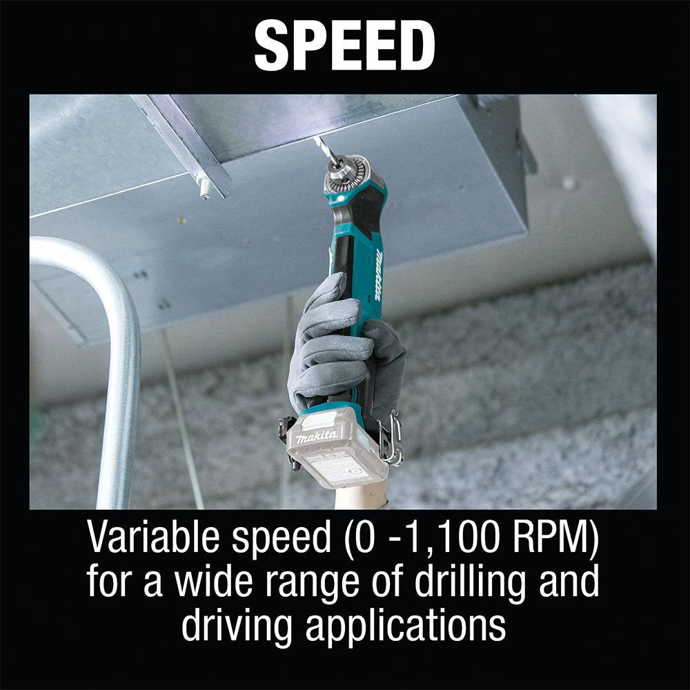 Makita AD03Z 12V max CXT Lithium-Ion Cordless 3/8" Right Angle Drill - 7