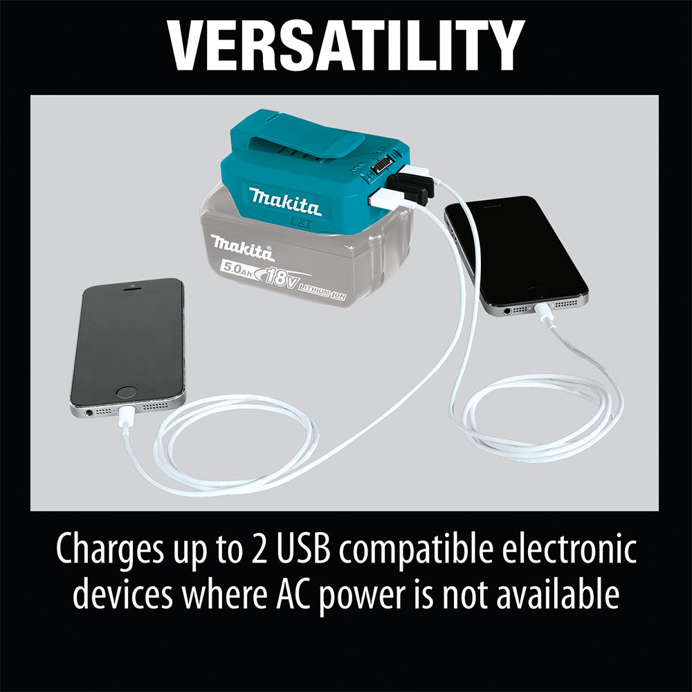 Makita ADP05 18V LXT USB Charging Adapter - 13