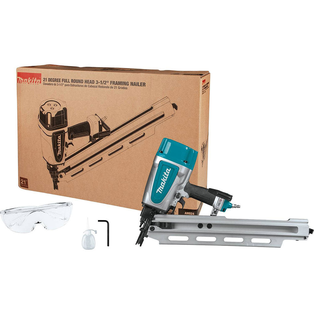 Makita AN924 21º Full Round Head 3-1/2" Framing Nailer - 14