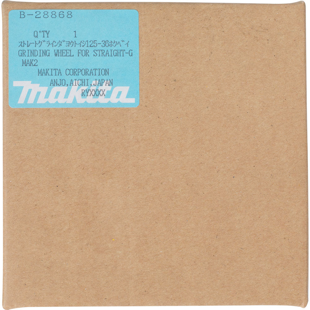 Makita B-28868 5" x 13/16" x 13/16" Grinding Wheel, 36 Grit, GS5000 - 4