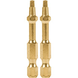 Makita B-60501 Impact GOLD #2 Square Recess 2" Power Bit, 2 Pack