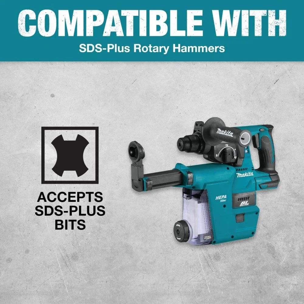 Makita B-60969 5 Pc. SDS-PLUS Bit Set, 2-Cutter - 12