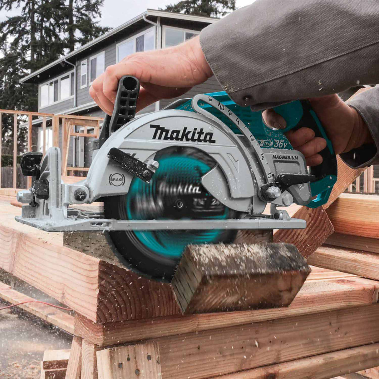 Makita B-61656-10 7-1/4" 24T Carbide-Tipped Ultra-Thin Kerf Framing Blade - 7