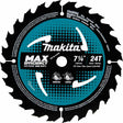 Makita B-61656 7-1/4" 24T Carbide-Tipped Ultra-Thin Kerf Circular Saw Blade