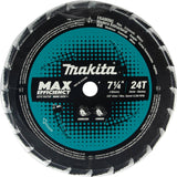 Makita B-61656 7-1/4" 24T Carbide-Tipped Ultra-Thin Kerf Circular Saw Blade - 7