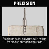 Makita B-68666 1/2" x 13/16" x 4" SDS-PLUS Stop Bit, 3-Cutter - 4