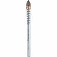 Makita B-68965 5/16" x 4" Glass and Tile Bit, 3 Flat Shank