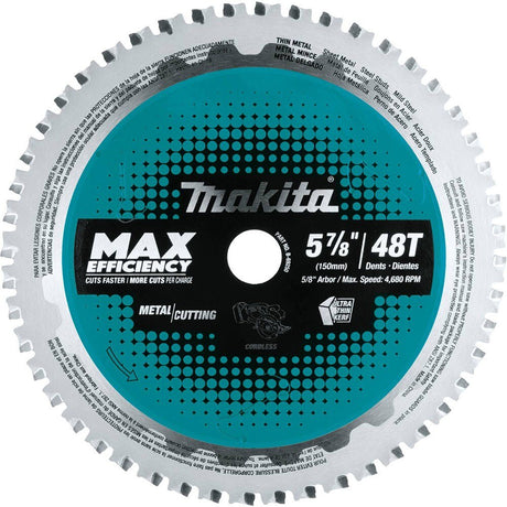 Makita B-69250 5-7/8" 48T Carbide-Tipped Saw Blade, Thin Metal