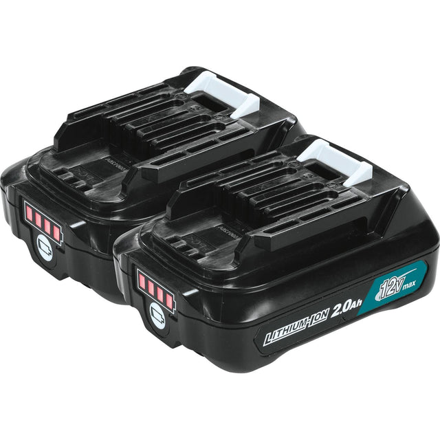 Makita BL1021B-2 12V Max CXT Li-Ion 2.0 Ah Battery, 2 Pack