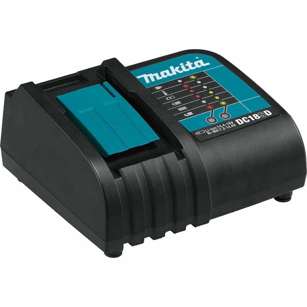 Makita BL1840BSC2 18V LXT Lithium-Ion Battery and Charger Starter Pack, 2ea. BL1840B, DC18SD (4.0Ah) - 3