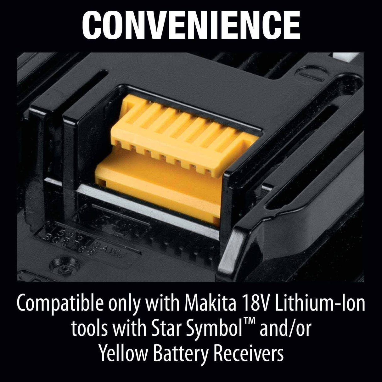 Makita BL1850BDC2X1 18V LXT Lithium-Ion Battery and Rapid Optimum Charger Starter Pack, 2ea. BL1850B, DC18RC, (5.0Ah) - 14