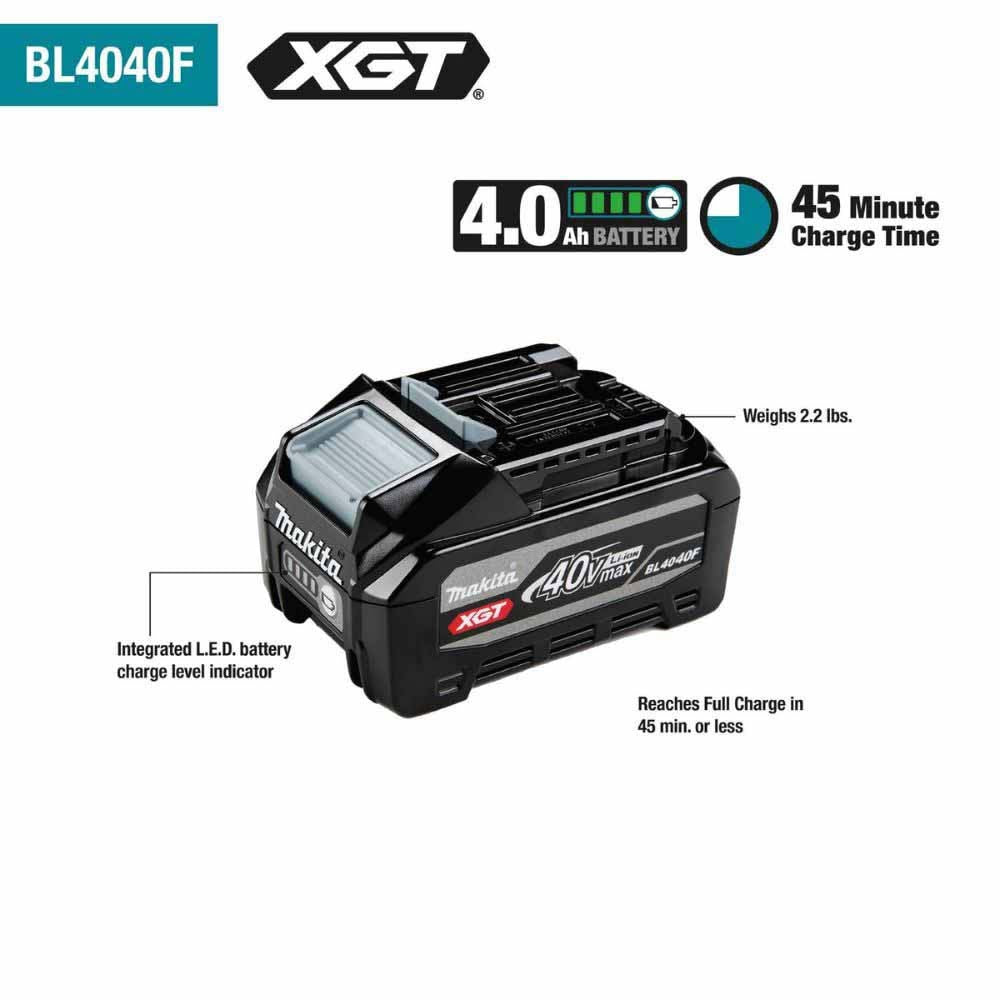 Makita BL4040F 40V max XGT 4.0Ah High Power Battery - 2