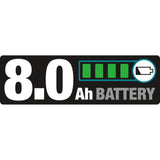 Makita BL4080F 40V max XGT 8.0Ah Battery - 10