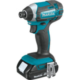 Makita CT225SYX 18V LXT Lithium-Ion Compact Cordless 2 Pc. Combo Kit, XFD10Z, XDT11Z, bag (1.5Ah) - 4