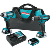 Makita CT323 12V max CXT Lithium-Ion Cordless 3 Pc. Combo Kit