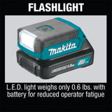 Makita CT323 12V max CXT Lithium-Ion Cordless 3 Pc. Combo Kit - 5