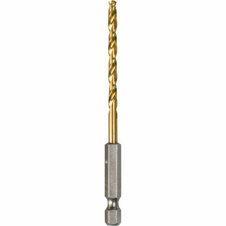 Makita D-23905 5/32" Titanium Coated Drill Bit, 1/4" Hex Shank