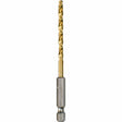 Makita D-23905 5/32" Titanium Coated Drill Bit, 1/4" Hex Shank