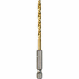 Makita D-23905 5/32" Titanium Coated Drill Bit, 1/4" Hex Shank