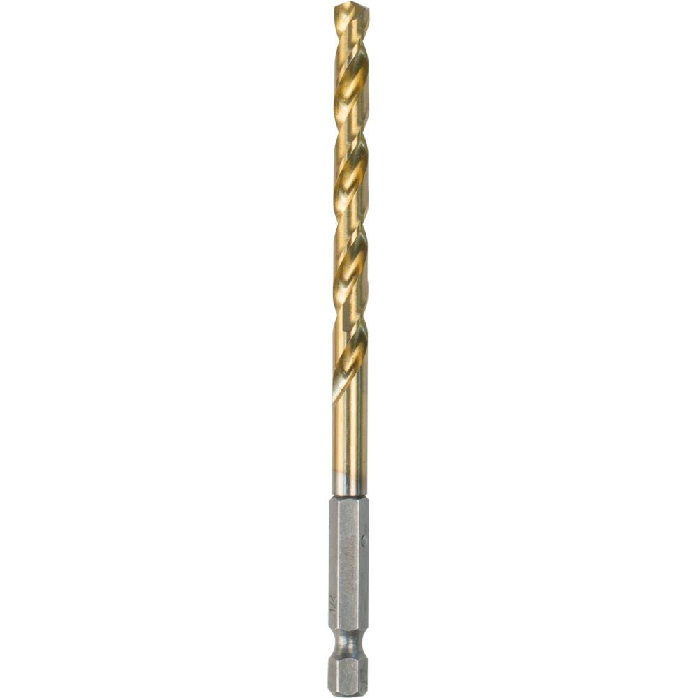 Makita D-23927 1/4" Titanium Coated Drill Bit, 1/4" Hex Shank