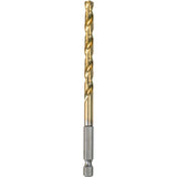 Makita D-23927 1/4" Titanium Coated Drill Bit, 1/4" Hex Shank