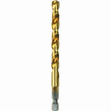 Makita D-23933 5/16" Titanium Coated Drill Bit, 1/4" Hex Shank