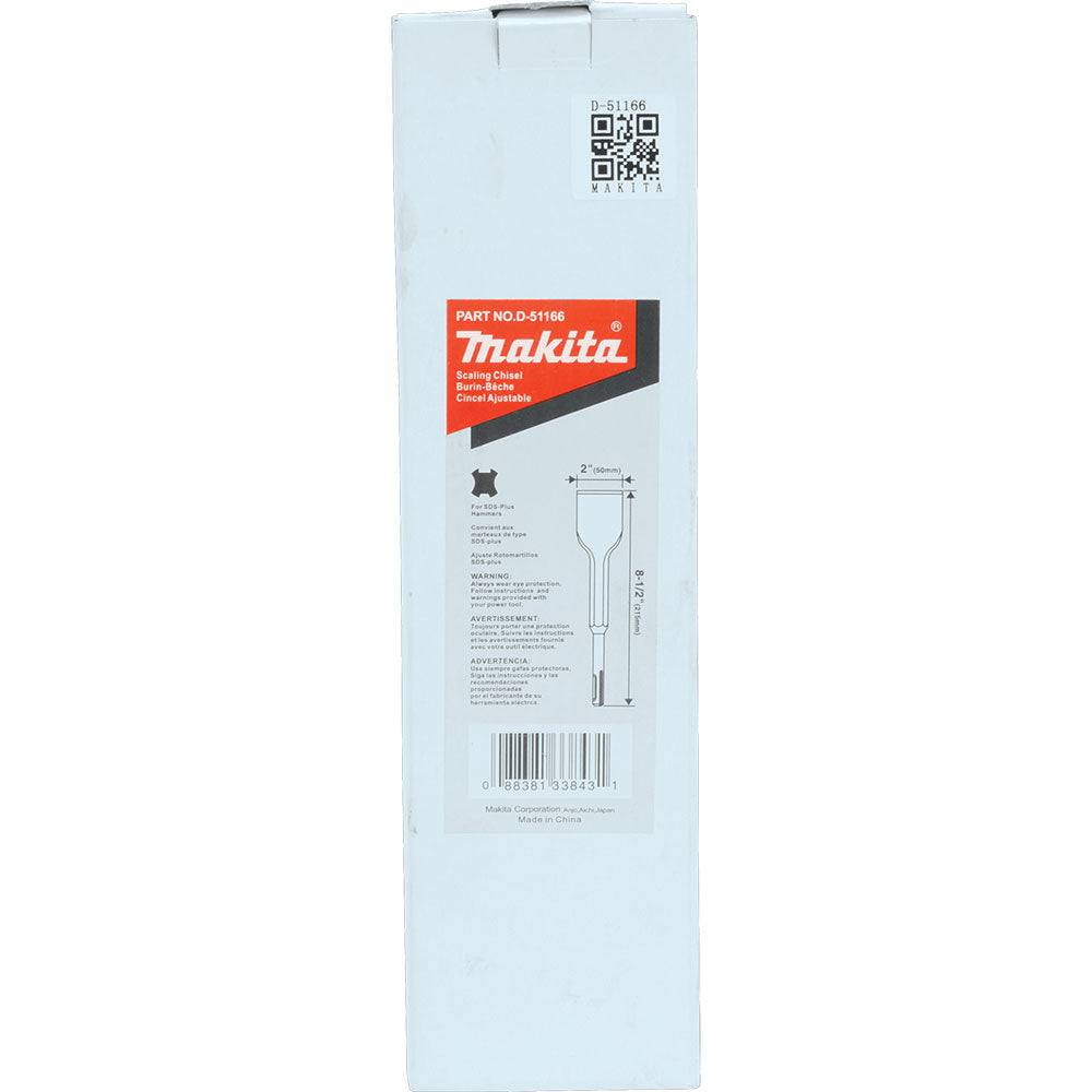 Makita D-51166 2" x 8-1/2" Scaling Chisel, SDS-PLUS - 5