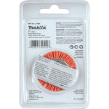 Makita D-70568 2" Nylon Wheel Brush, Coarse, 80 Grit - 3