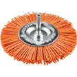 Makita D-70627 4" Nylon Wheel Brush, Coarse, 80 Grit