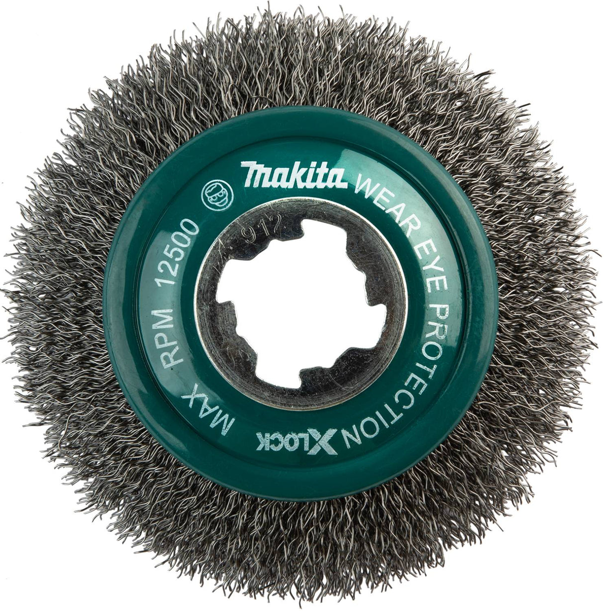 Makita D-73190 X-LOCK 4" Carbon Steel Crimped Wire Bevel Brush