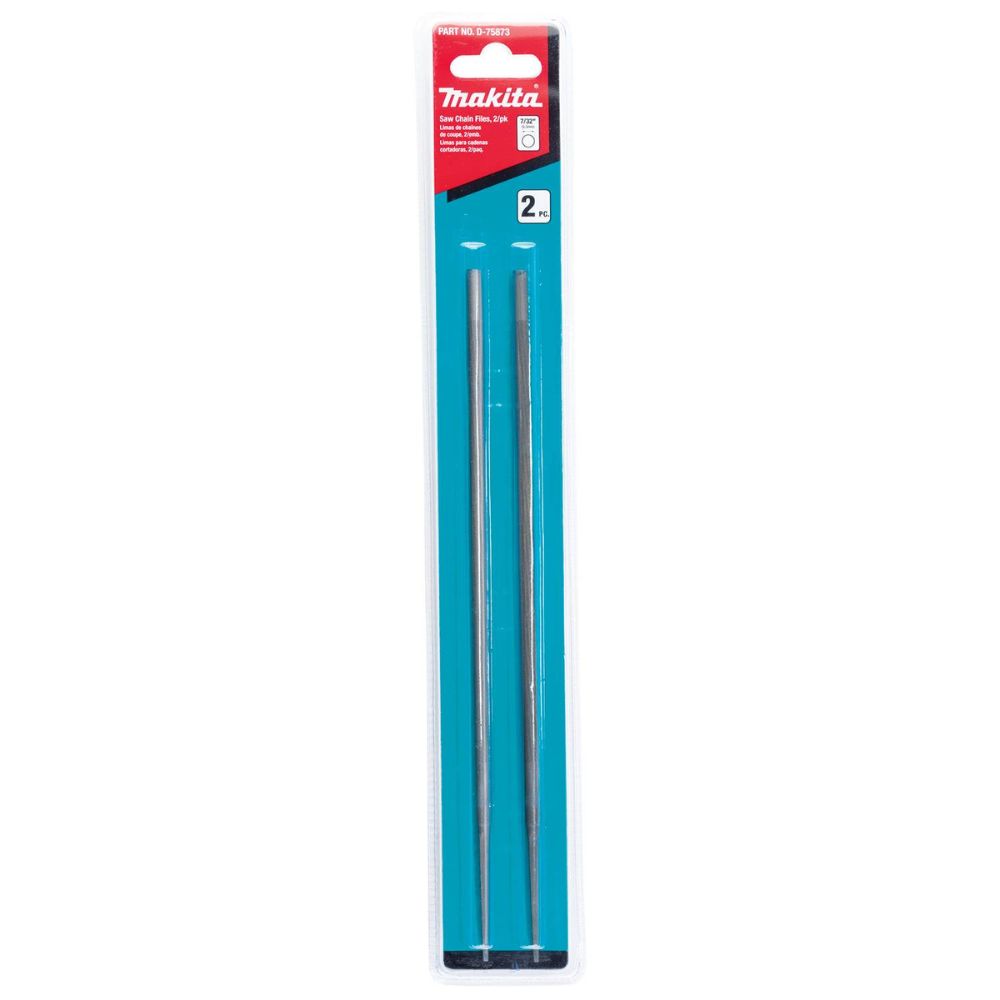 Makita D-75873 7/32" Round Saw Chain Files, 2/pk - 2