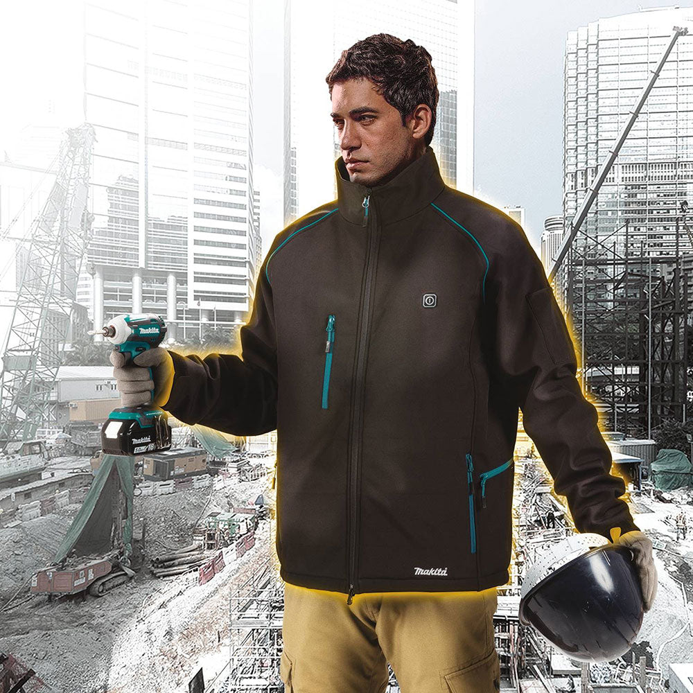 Makita DCJ205ZS 18V LXT Lithium-Ion Cordless Heated Jacket, Jacket Only (S) - 17