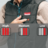 Makita DCV200ZXL 18V LXT Lithium-Ion Cordless Heated Vest (Vest Only) XL - 6