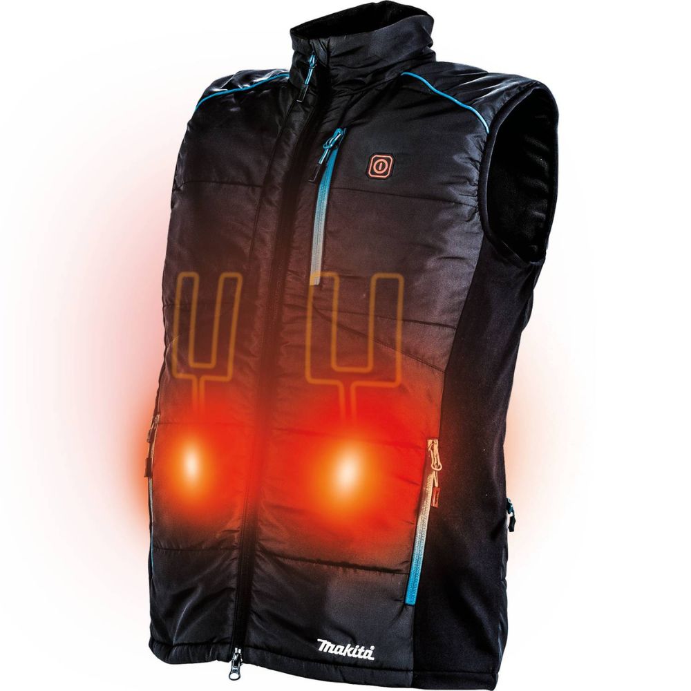 Makita DCV202ZL 18V LXT Lithium-Ion Cordless Heated Vest, Vest Only (Black, Large) - 6