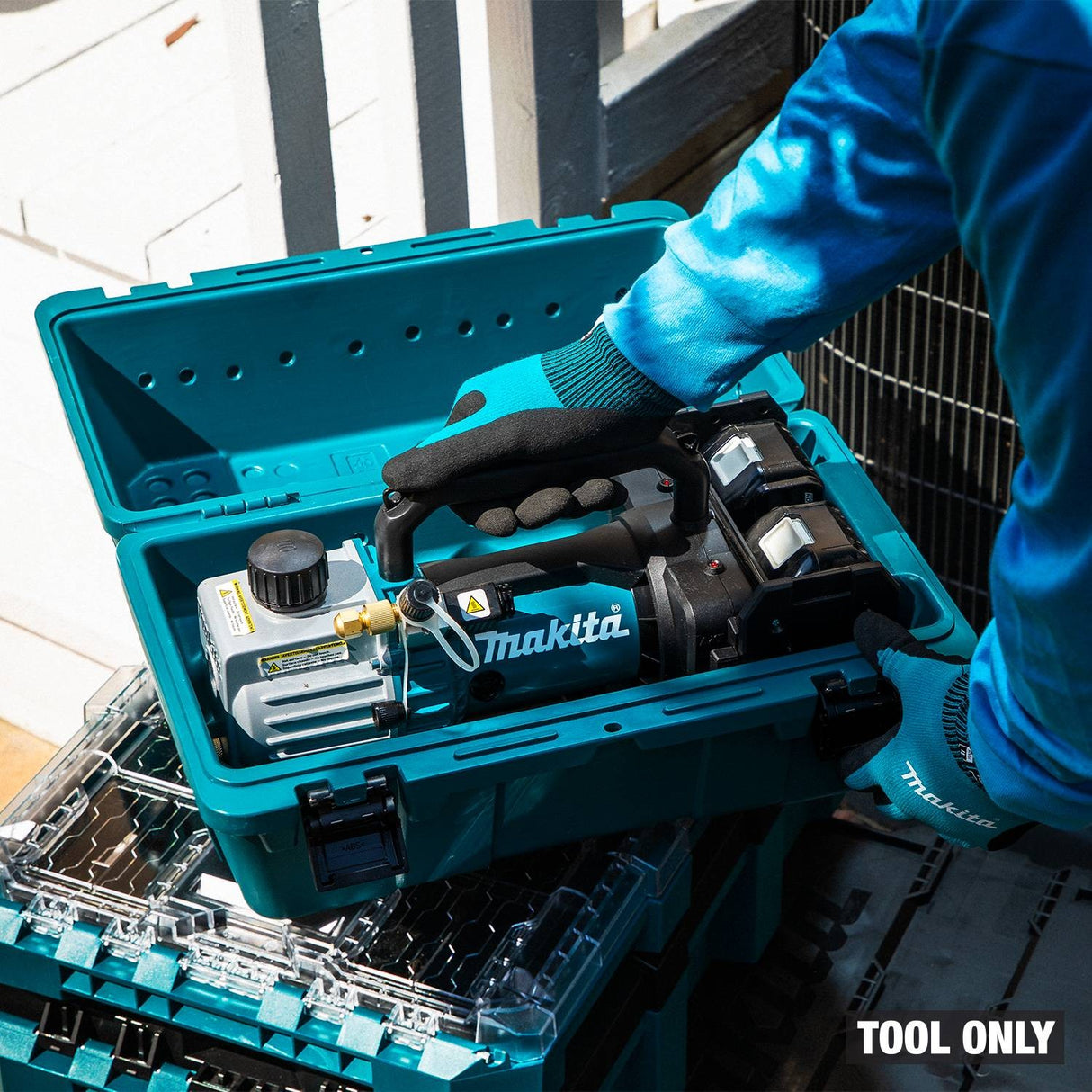 Makita DVP181ZK 36V (18V X2) LXT Cordless 4 CFM Dual-Stage Vacuum Pump, Tool Only - 16