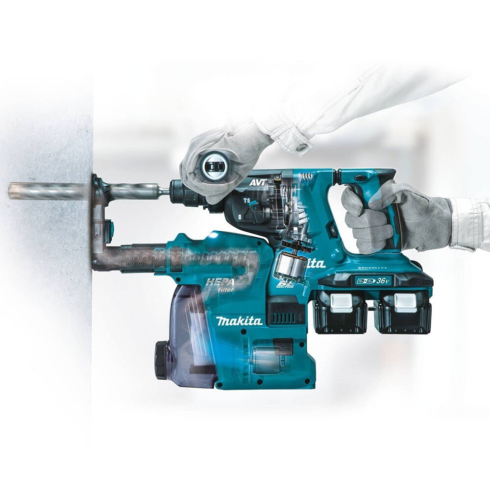 Makita DX09 Dust Extractor Attachment with HEPA Filter - 4