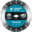 Makita E-02515 9" Diamond Blade, Segmented, General Purpose