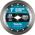 Makita E-02630 7" Diamond Blade, Turbo, Hard Material