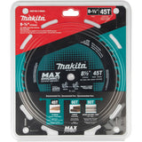 Makita E-06965 Max Efficiency 8-1/2" 45 Tooth Thin Kerf Miter Saw Blade - 2