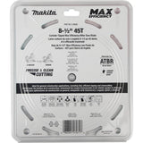 Makita E-06965 Max Efficiency 8-1/2" 45 Tooth Thin Kerf Miter Saw Blade - 3