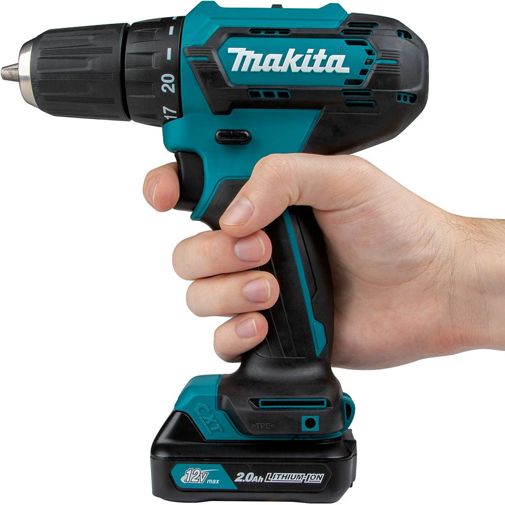 Makita FD09R1 12V Max CXT Lithium-Ion Cordless 3/8 In. Driver-Drill Kit - 4