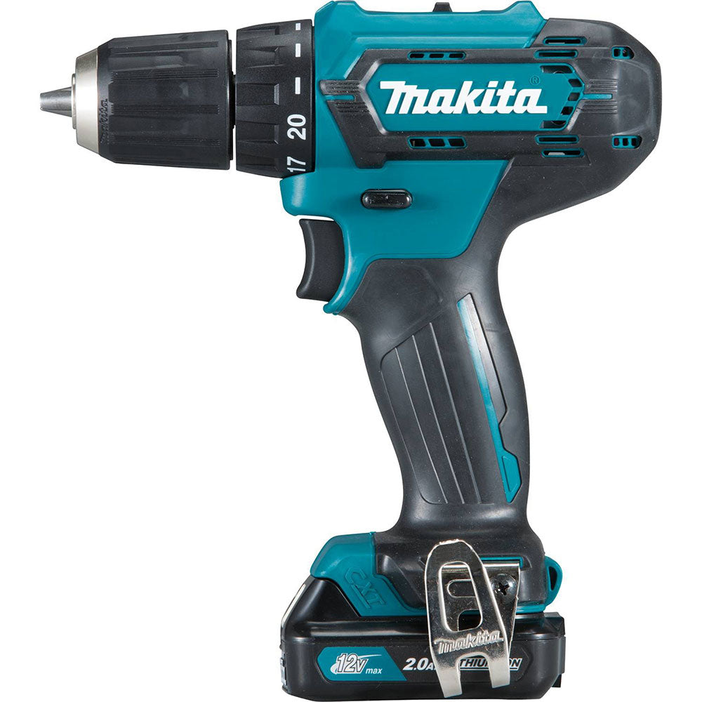 Makita FD09R1 12V Max CXT Lithium-Ion Cordless 3/8 In. Driver-Drill Kit - 6