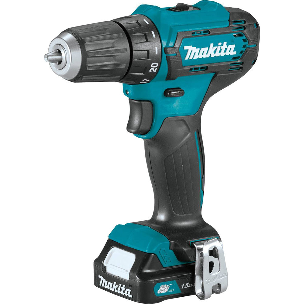 Makita FD09R1 12V Max CXT Lithium-Ion Cordless 3/8 In. Driver-Drill Kit - 8