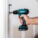 Makita FD09R1 12V Max CXT Lithium-Ion Cordless 3/8 In. Driver-Drill Kit - 10