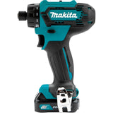 Makita FD10R1 12V Max CXT Lithium-Ion 1/4 In. Hex Driver-Drill Kit(2.0Ah) - 4